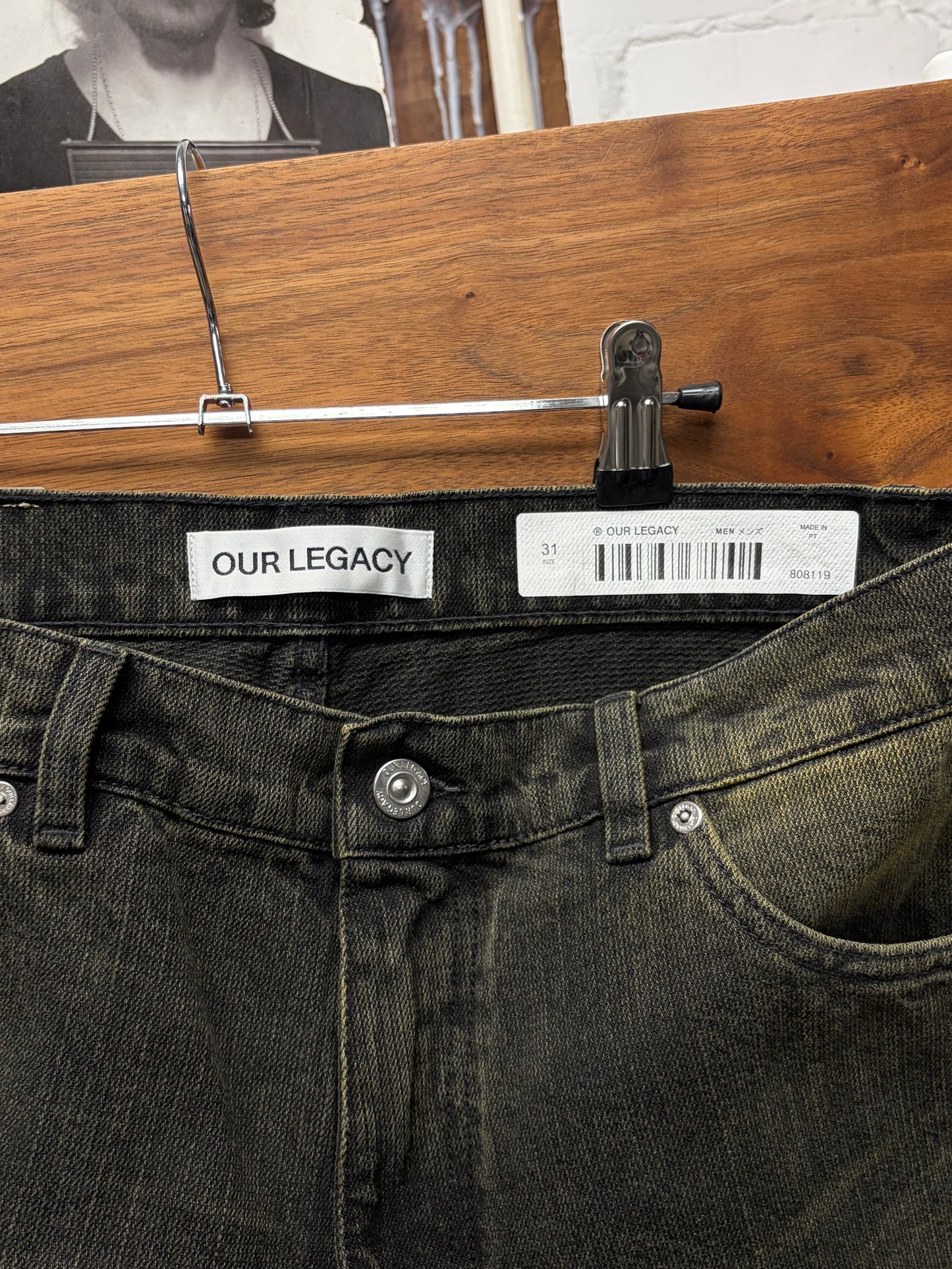 Our Legacy ‘Vast Cut’ Murky Green Denim