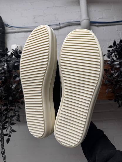 Rick Owens Mainline Brown Suede ‘Vans’ Low Top Sneakers
