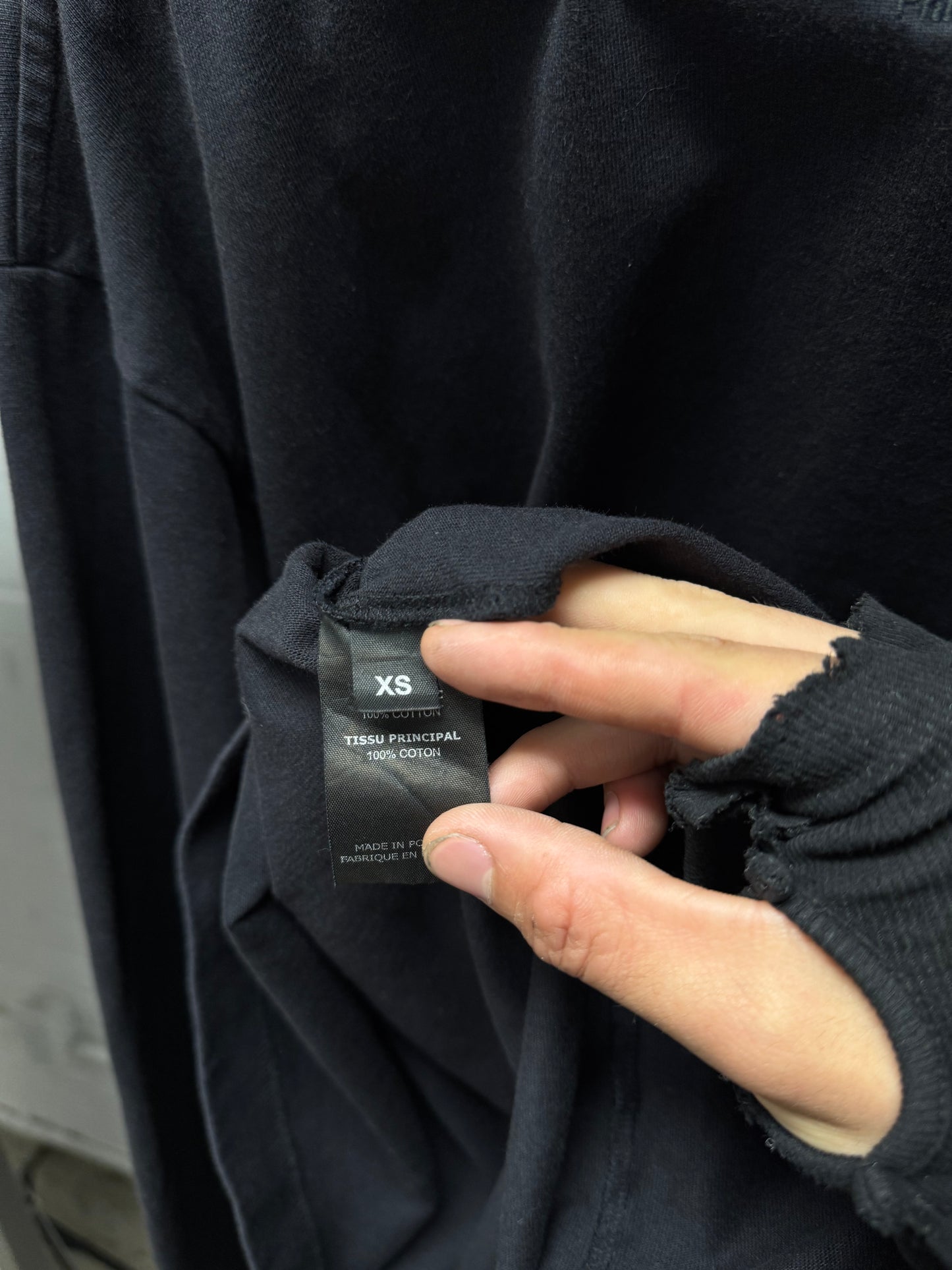 AW2018 Vetements x Umbro Heavyweight Cotton Long Sleeve Shirt