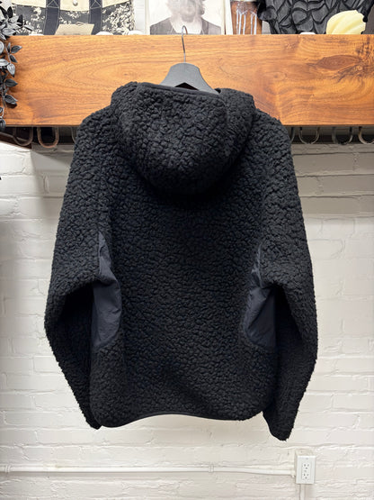 R.O.A. Black Polar Fleece Hoodie
