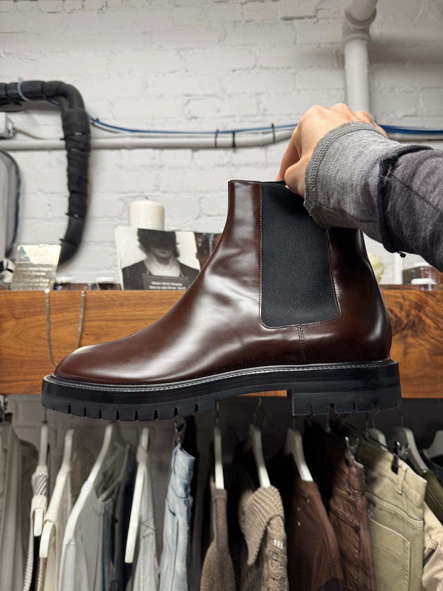 Maison Margiela ‘Tabi’ Split Toe Chelsea ‘Lug Sole’ Boots