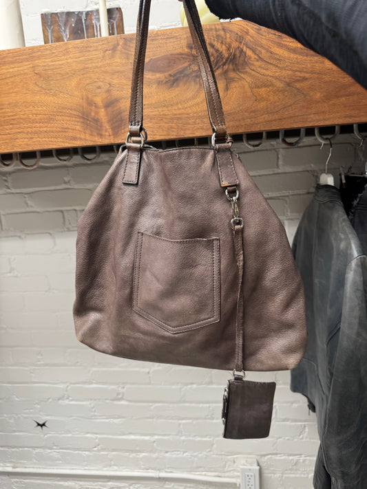 Miu Miu Bruise Purple Leather Shoulder Bag