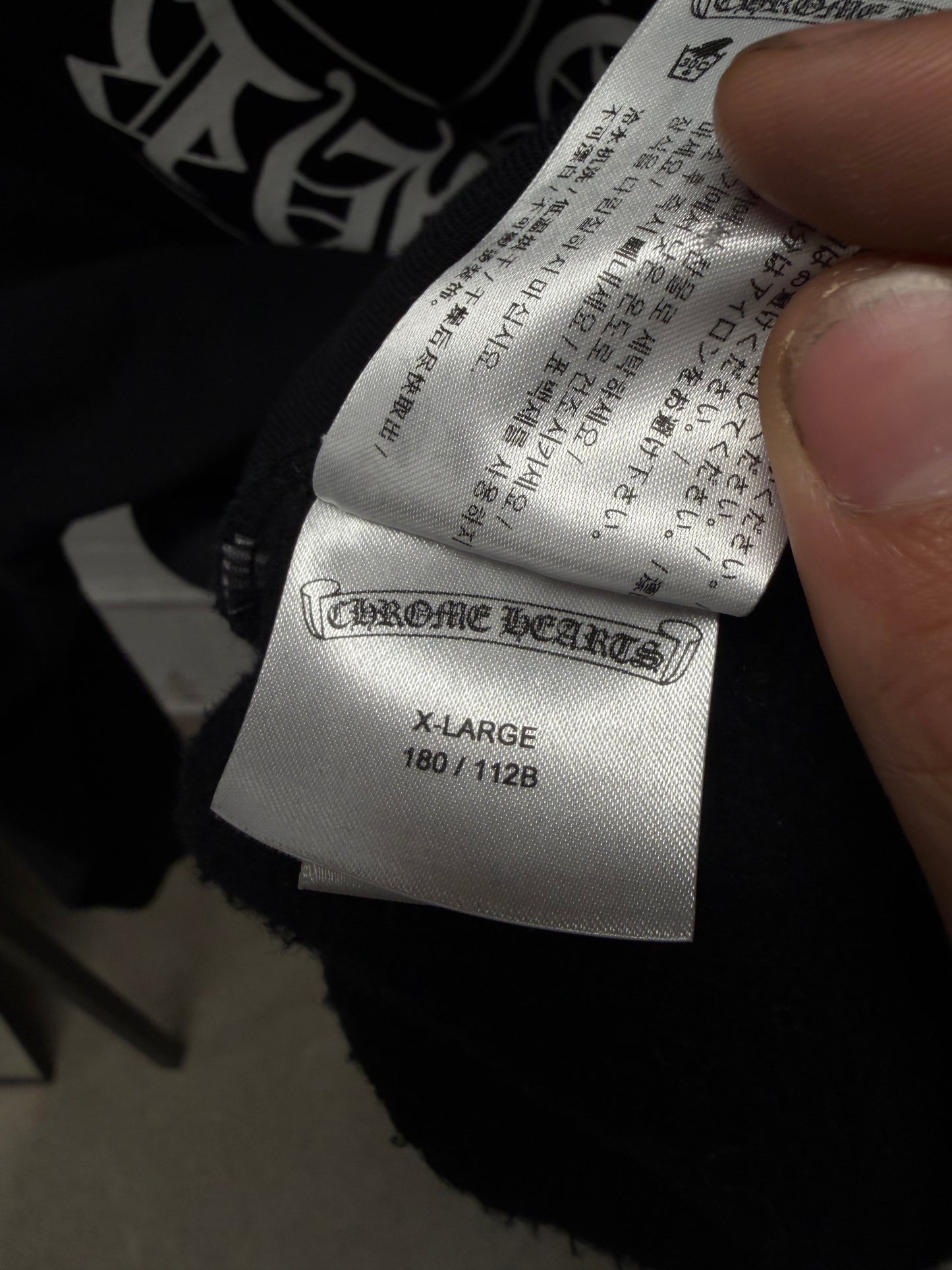 Chrome Hearts ‘Fuck You’ Horseshoe Logo Zip-Up Hoodie