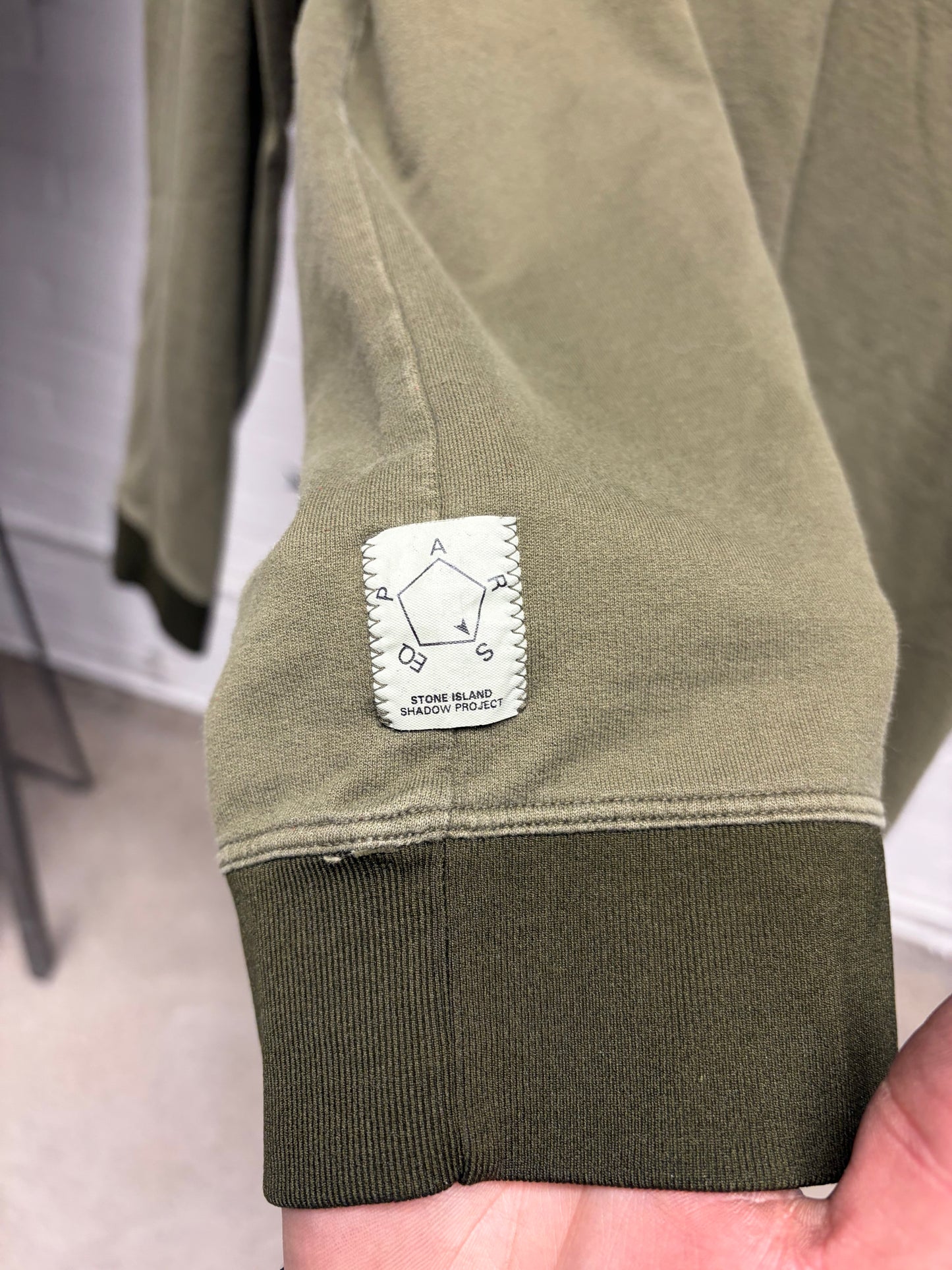 Stone Island ‘Shadow Project’ 3M Reflective Strip Long Sleeve Shirt