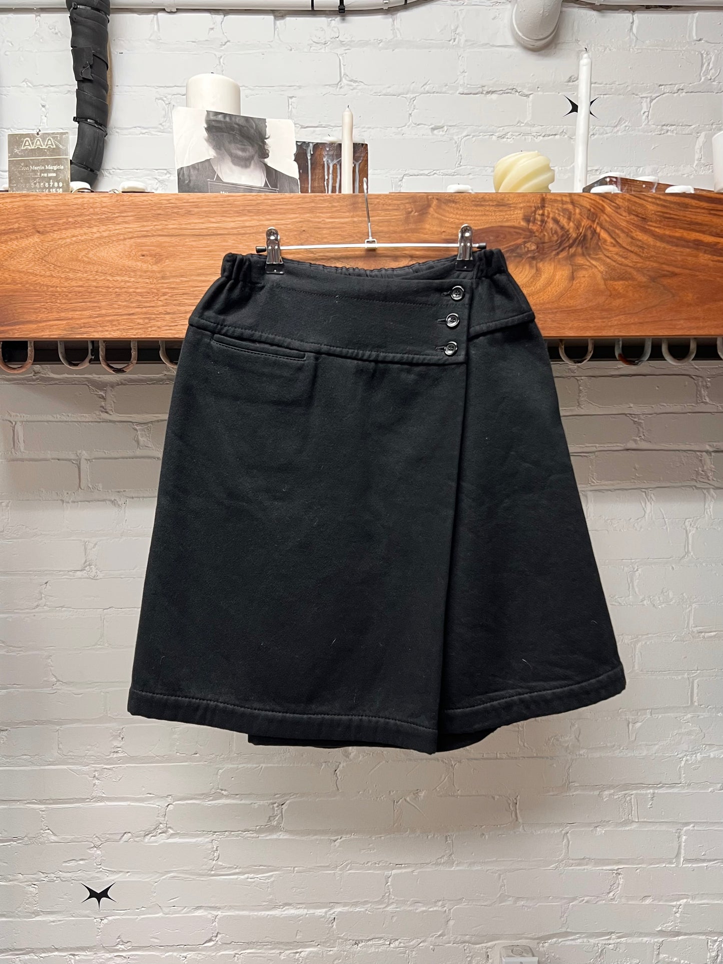 2010 Comme Des Garçons Skirted Wide Leg Skirted Shorts