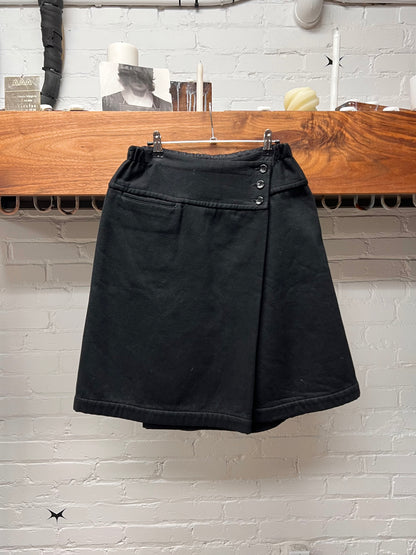 2010 Comme Des Garçons Skirted Wide Leg Skirted Shorts