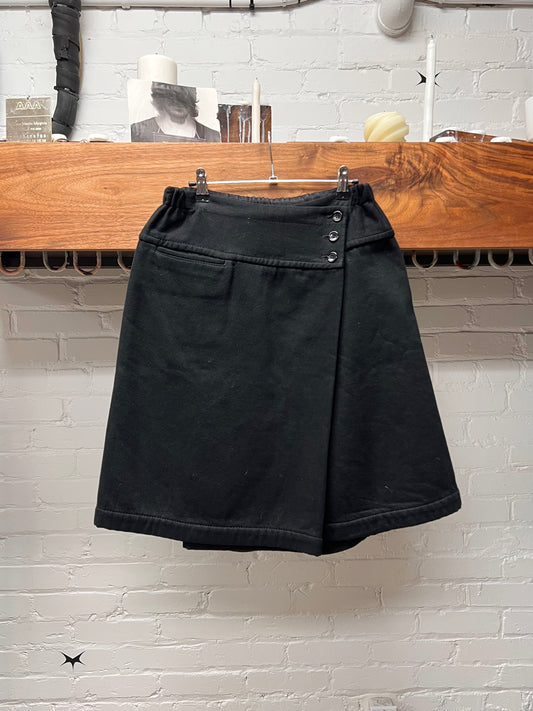2010 Comme Des Garçons Skirted Wide Leg Skirted Shorts
