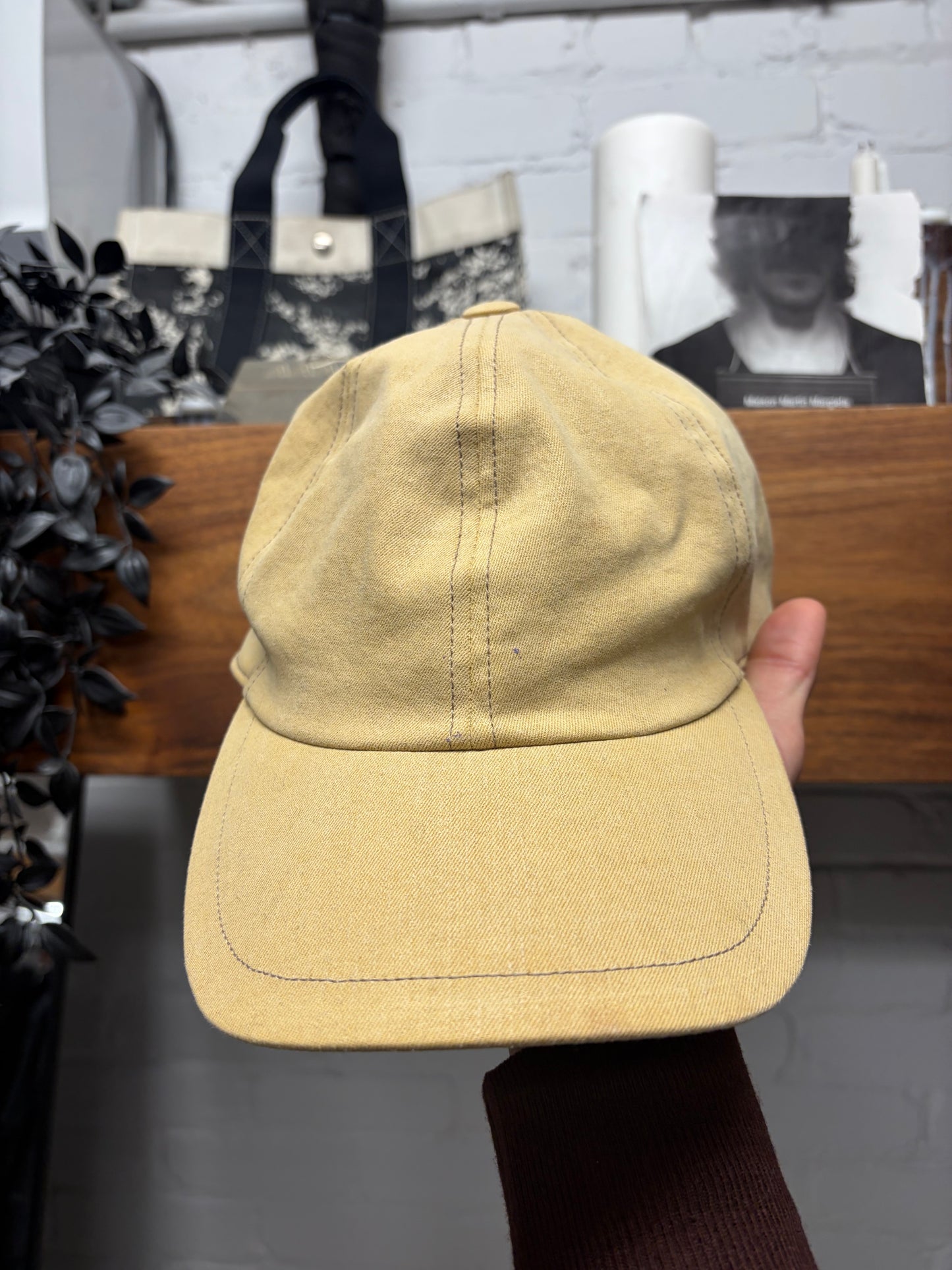 Rick Owens DRKSHDW ‘Mustard’ Dark Yellow Strap Back Hat