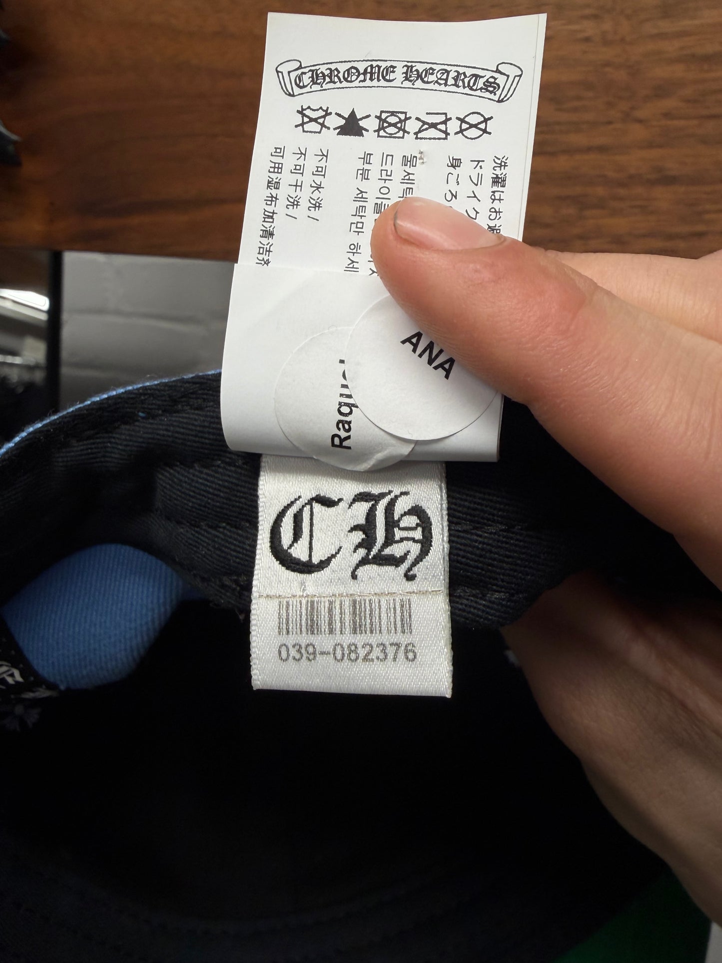 Chrome Hearts ‘Love You’ Vine Heart Blue Fitted Hat