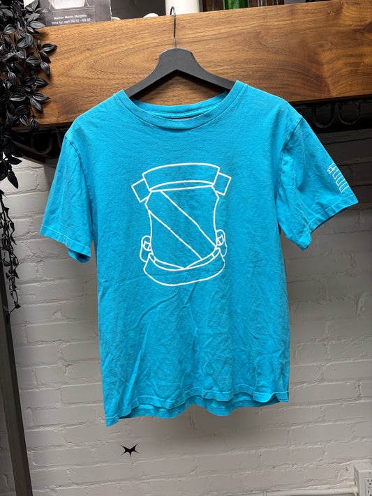 Number (N)ine ‘Shield Crest’ Blue/White Graphic T-Shirt