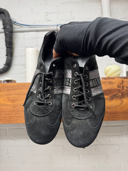 Dirk Bikkembergs Suede Low Top Soccer Sneakers