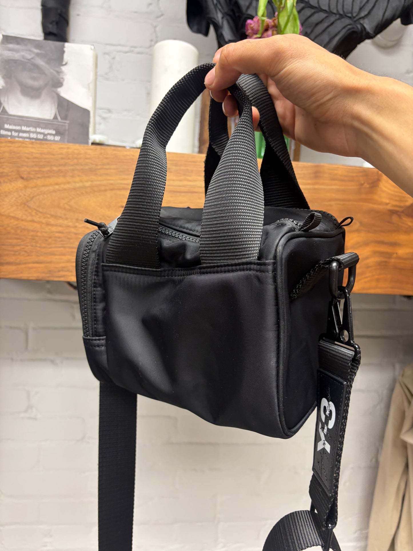 Y-3 by Yohji Yamamoto Black/White Camera Bag