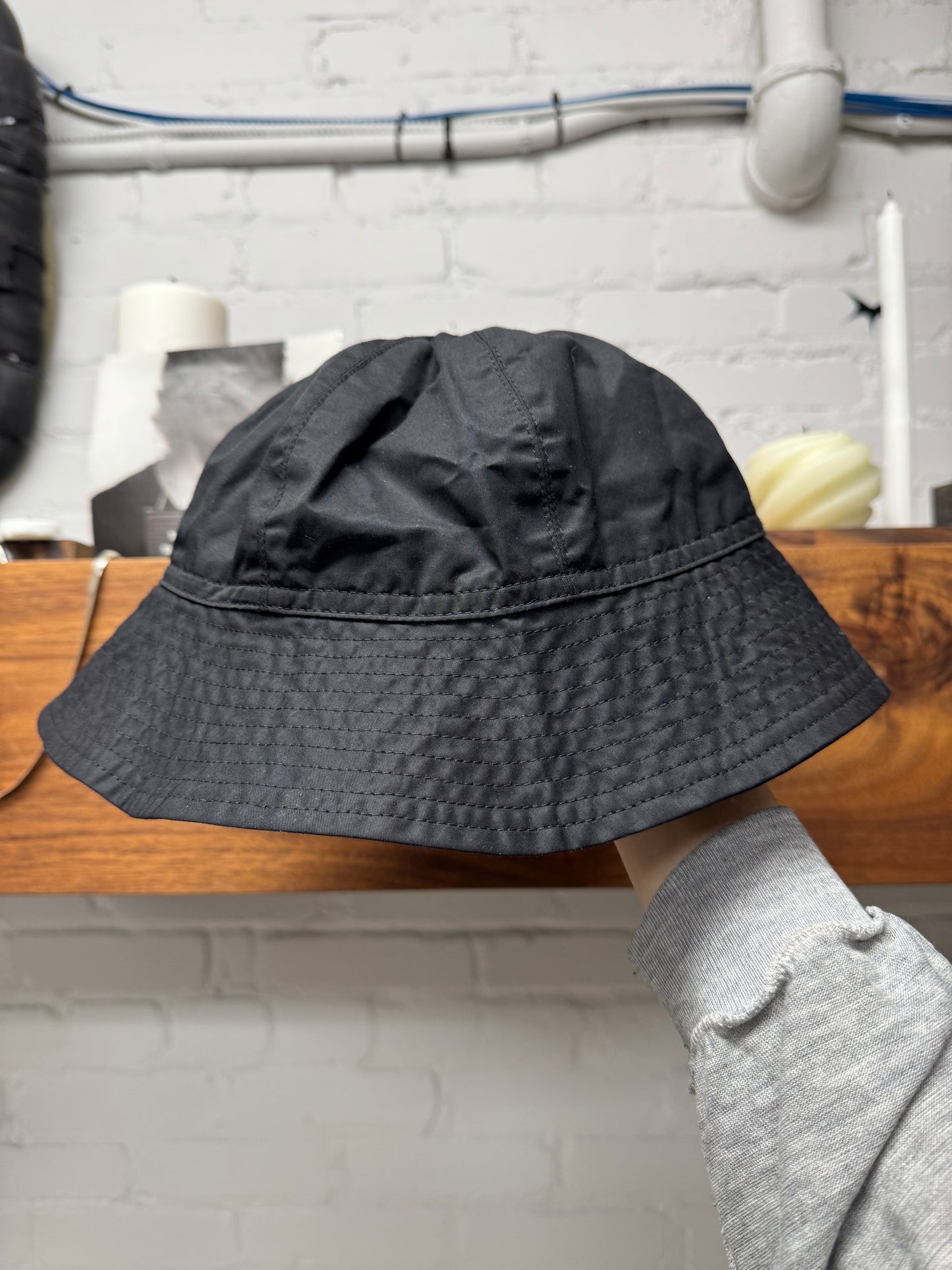 Rick Owens DRKSHDW Black Bucket Hat
