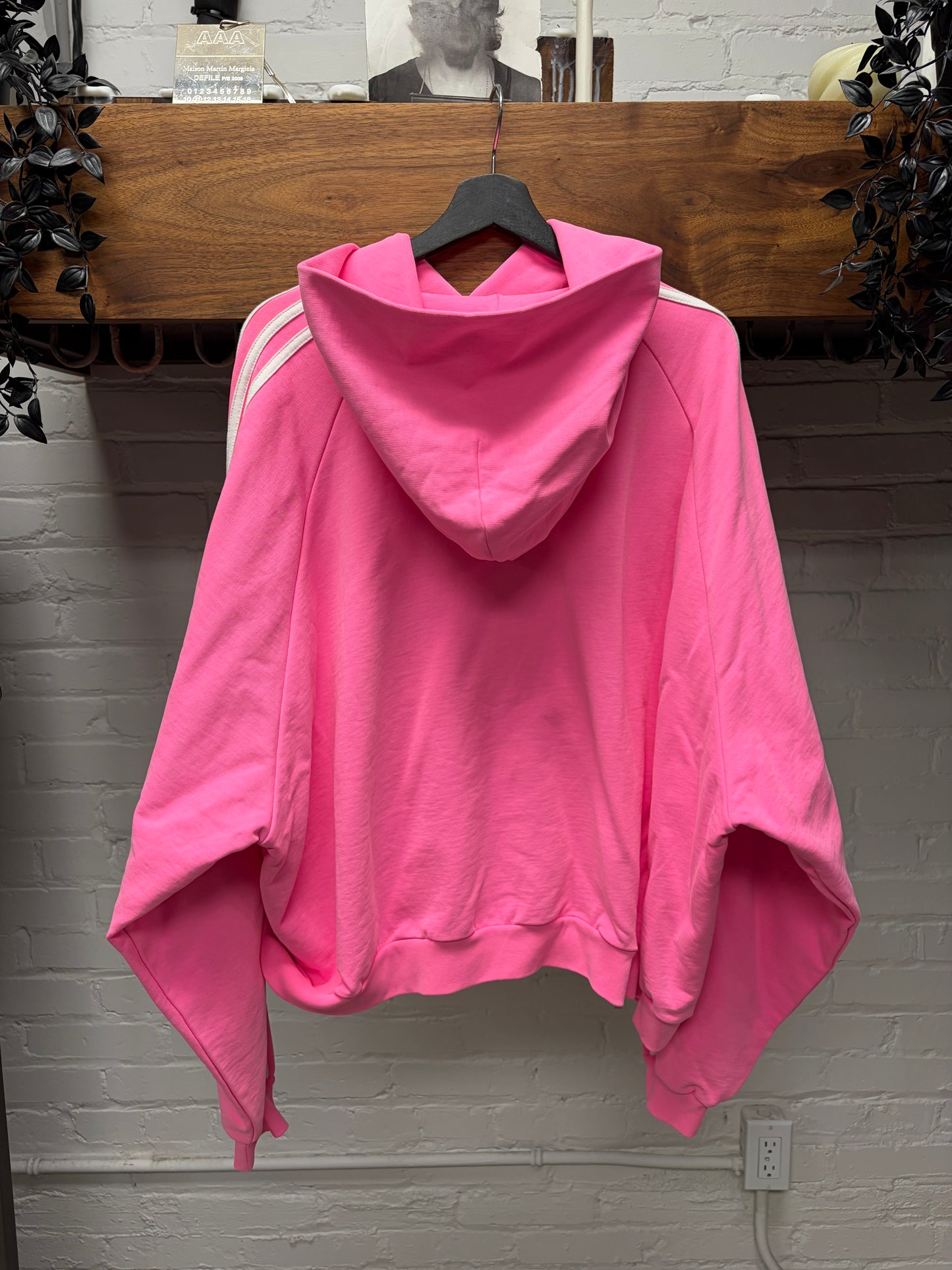 SS2023 Balenciaga x Adidas Pink ‘3-Stripe’ Pullover Hoodie
