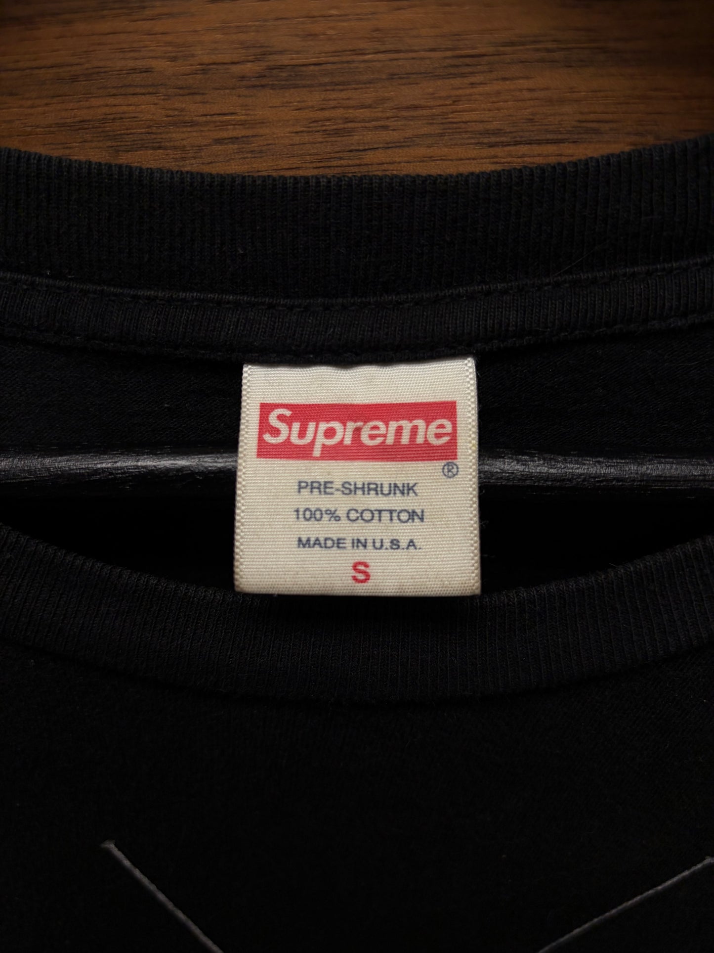 SS2018 Supreme ‘T.V. Box’ Black Graphic T-Shirt
