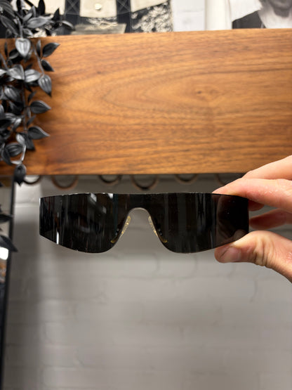 Balenciaga ‘BB0041S’ Mono Square Black Ski Sunglasses