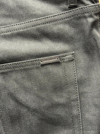 2021 Saint Laurent D02 Black Unaltered Skinny Jeans