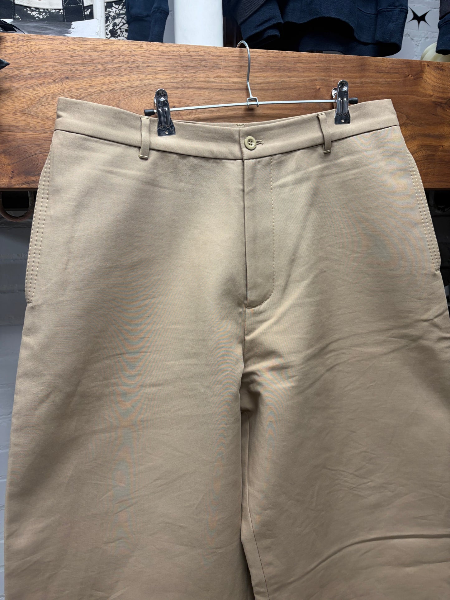 Acne Studios ‘Pommy’ Tailored Organic Cotton Wide Leg Pants