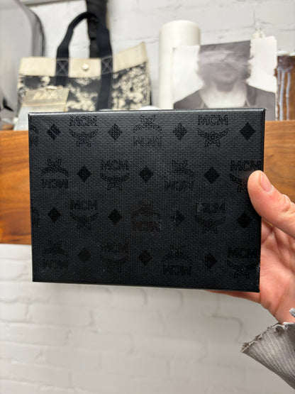 MCM Black/Silver Cardholder Wallet