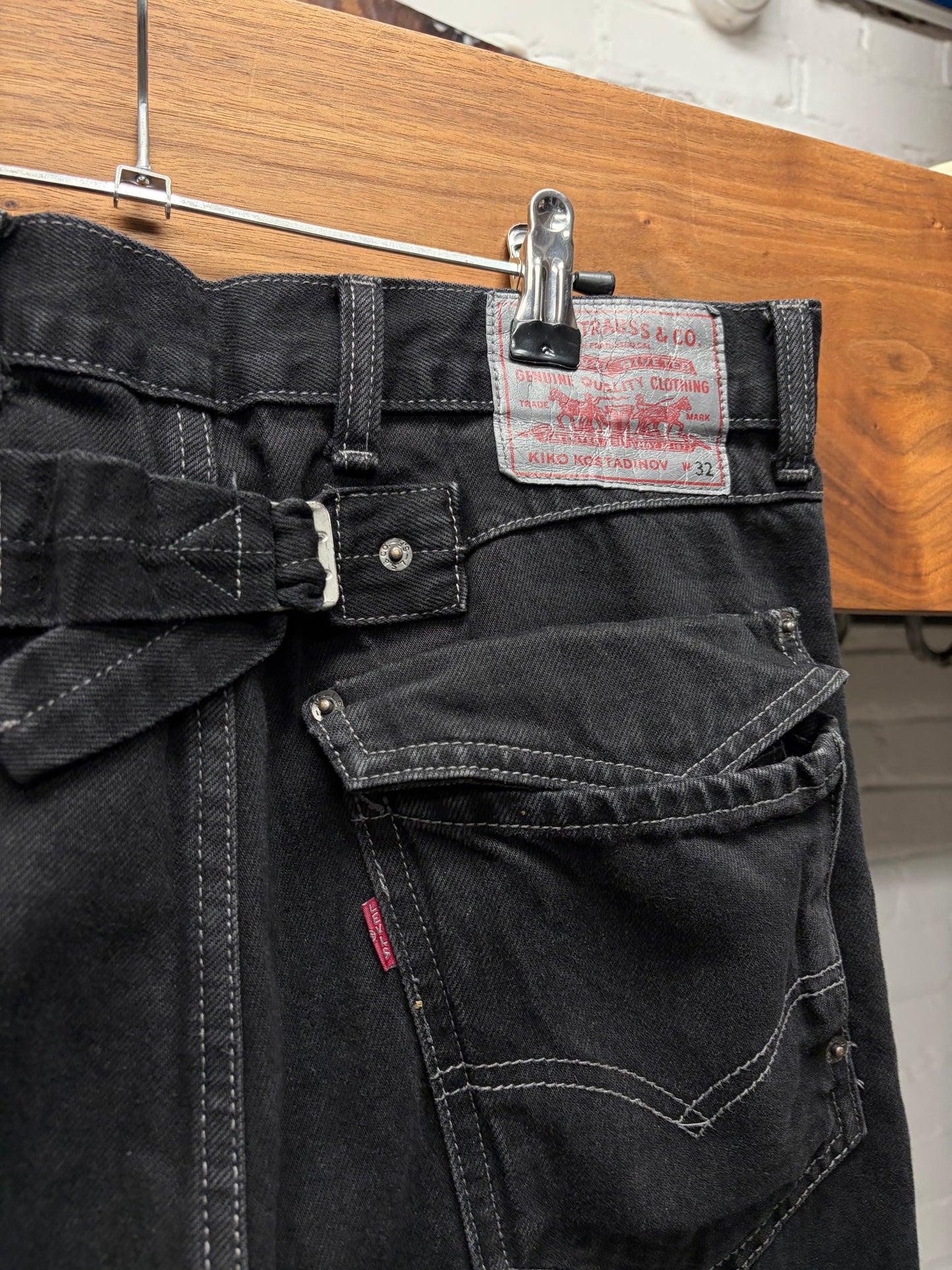 Kiko Kostadinov x Levi’s ‘Articulate Knee’ Buckle-Back Denim