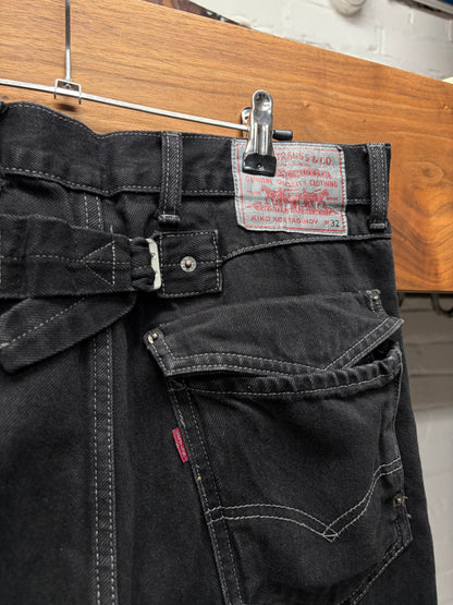 Kiko Kostadinov x Levi’s ‘Articulate Knee’ Buckle-Back Denim