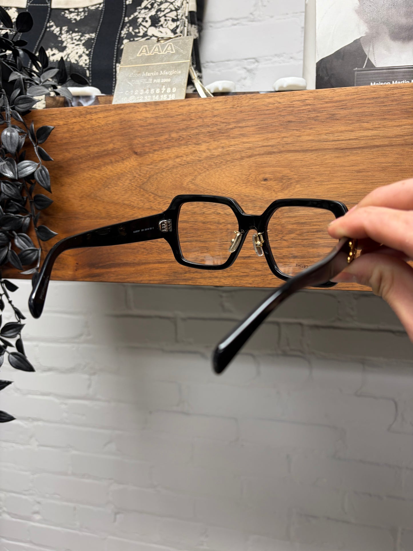 Celine ‘CL50131F’ Square Shape Boxy Black Optical Glasses