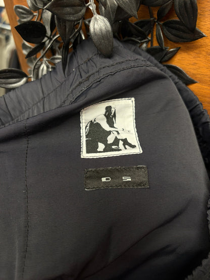 Rick Owens DRKSHDW ‘Creatch’ Drop Crotch Black Drawstring Sweatpants