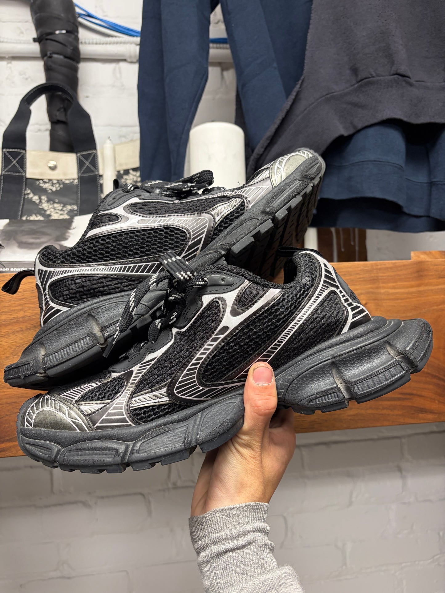 Balenciaga ‘3XL’ Black/White Low Top Sneakers
