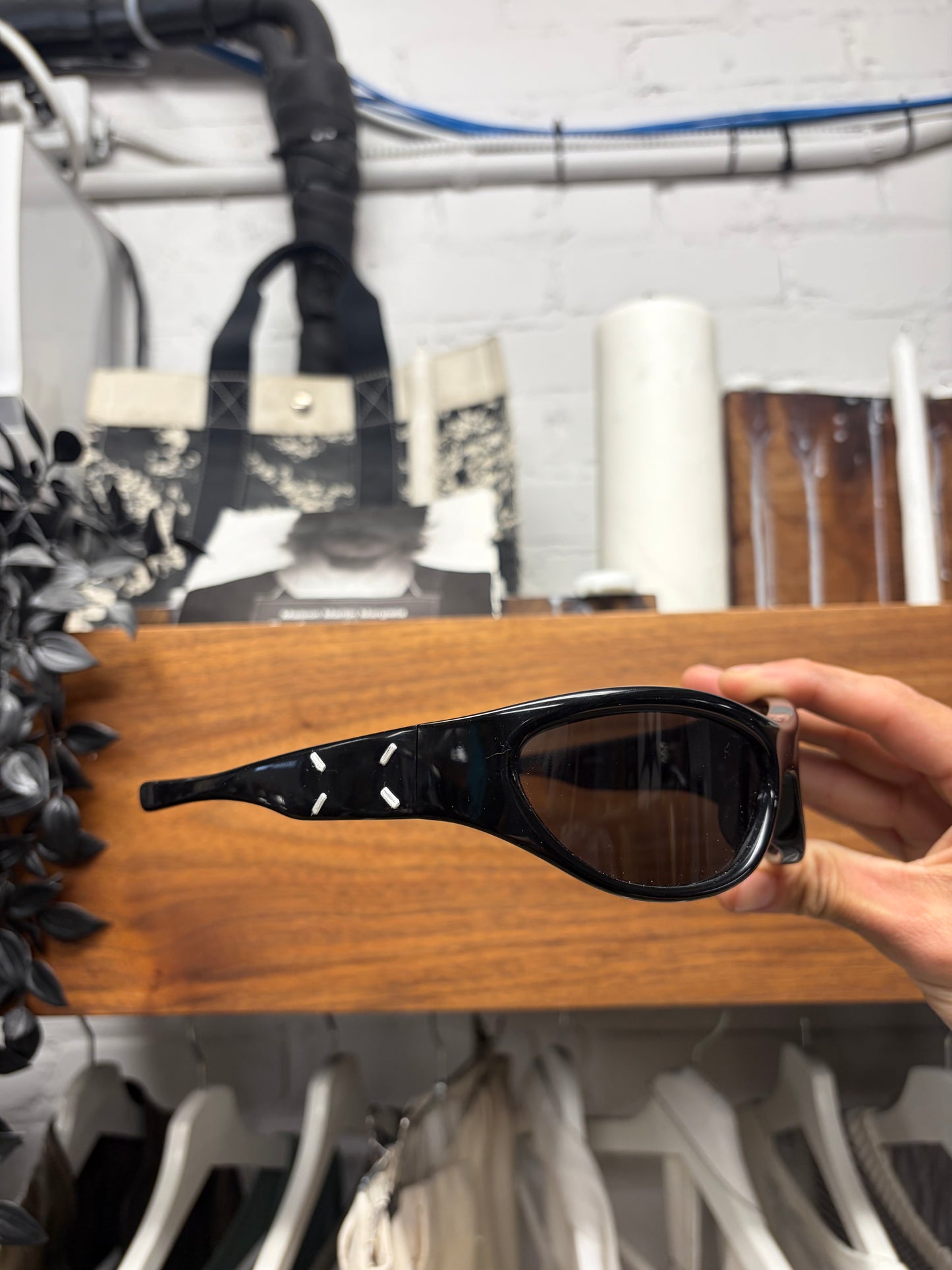 Maison Margiela x Gentle Monster Black Logo Sunglasses
