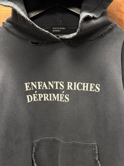 Enfants Riches Deprimes Classic Distressed Logo Pullover Hoodie
