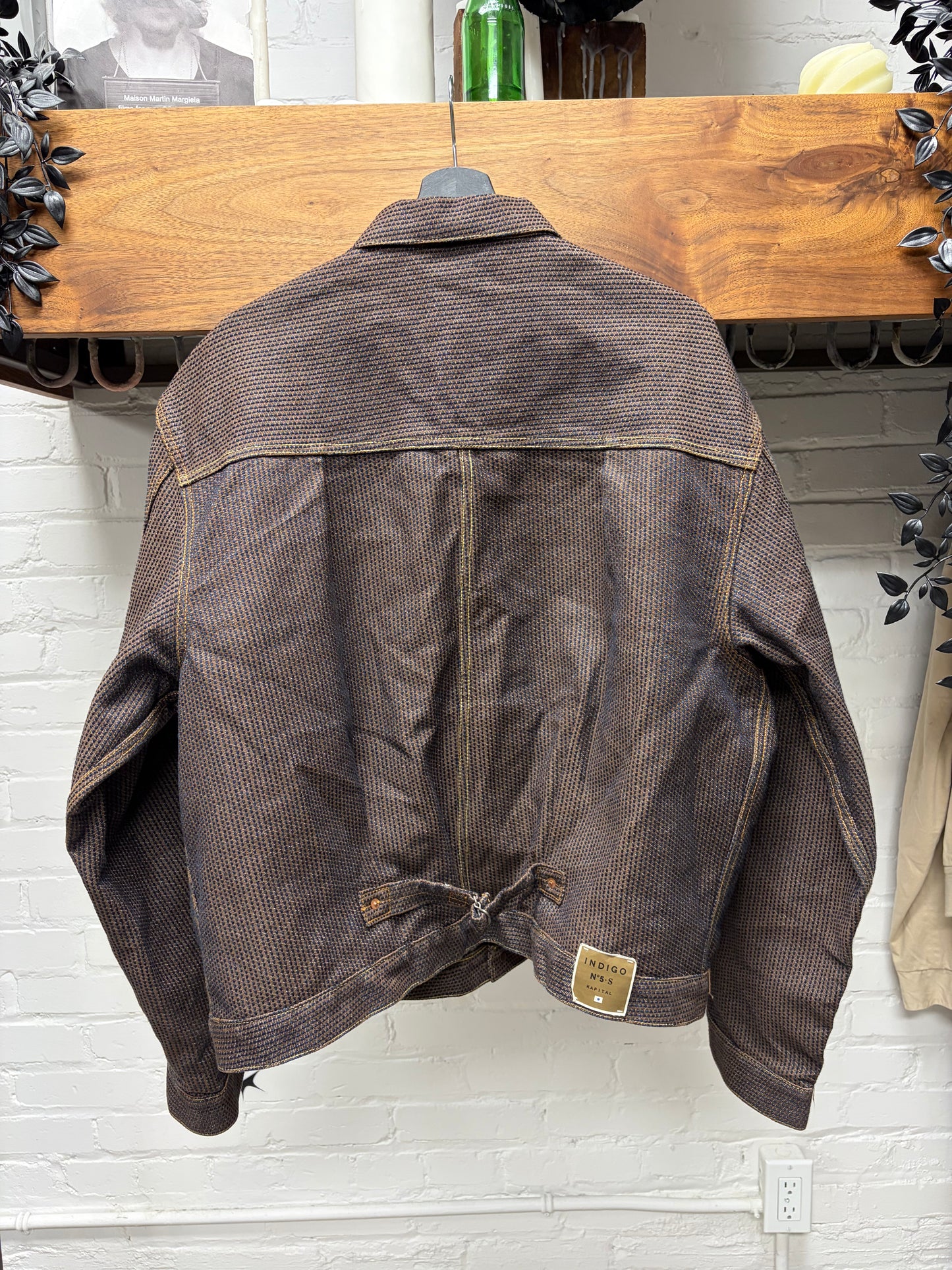 Kapital Brown Denim ‘Century’ Trucker Jacket