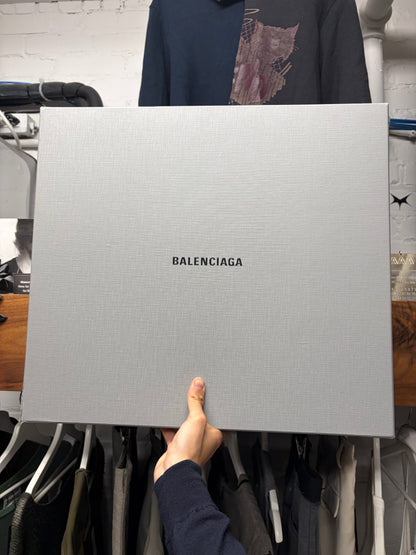 Balenciaga ‘Steroid’ Lace-Up Black Oversized Combat Boots