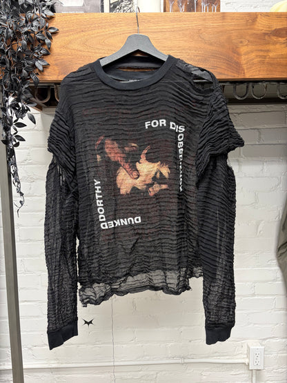 Enfants Riches Deprimes ‘Dunked Dorothy’ Type O-Negative Thrashed Long Sleeve Shirt