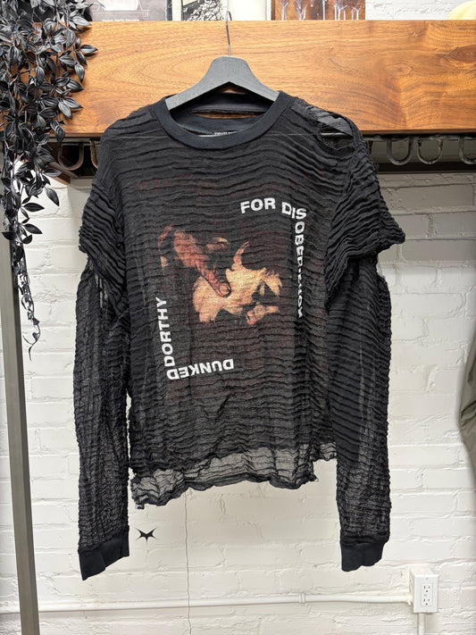 Enfants Riches Deprimes ‘Dunked Dorothy’ Type O-Negative Thrashed Long Sleeve Shirt