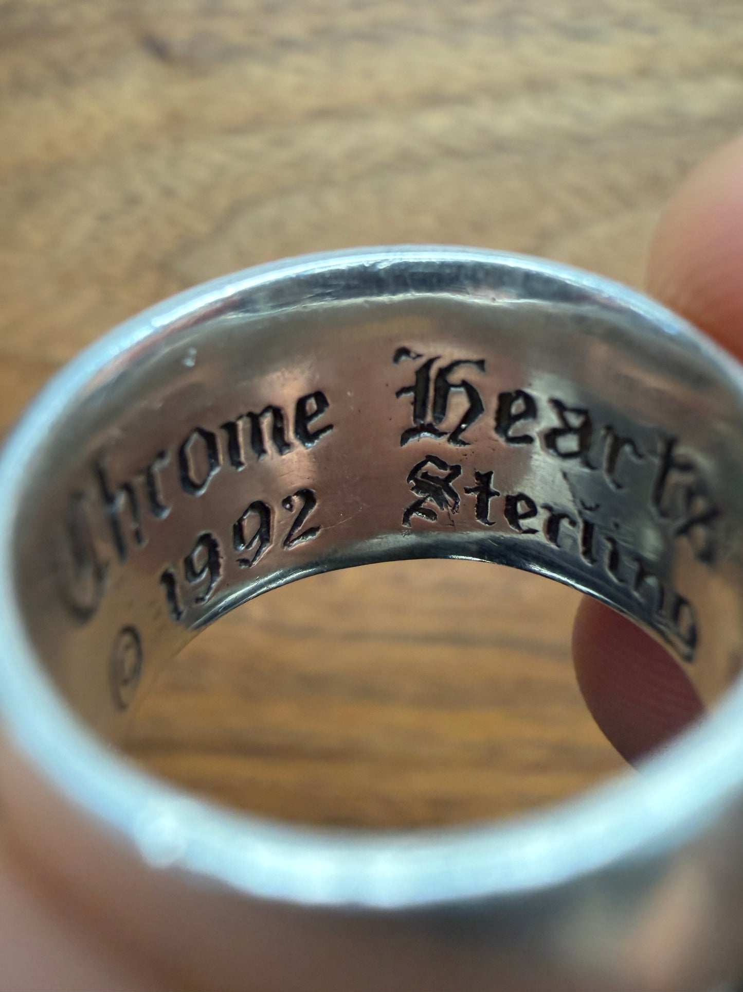 Chrome Hearts ‘Keeper’ .925 Silver Floral Cross Ring