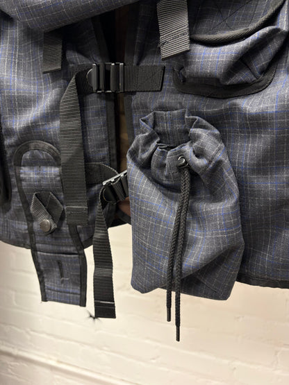 SS2019 Junya Watanabe Plaid Tactical Cargo Vest