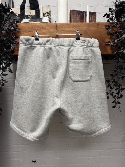 Chrome Hearts ‘CH Logo’ Heavyweight Patched Grey Cotton Shorts