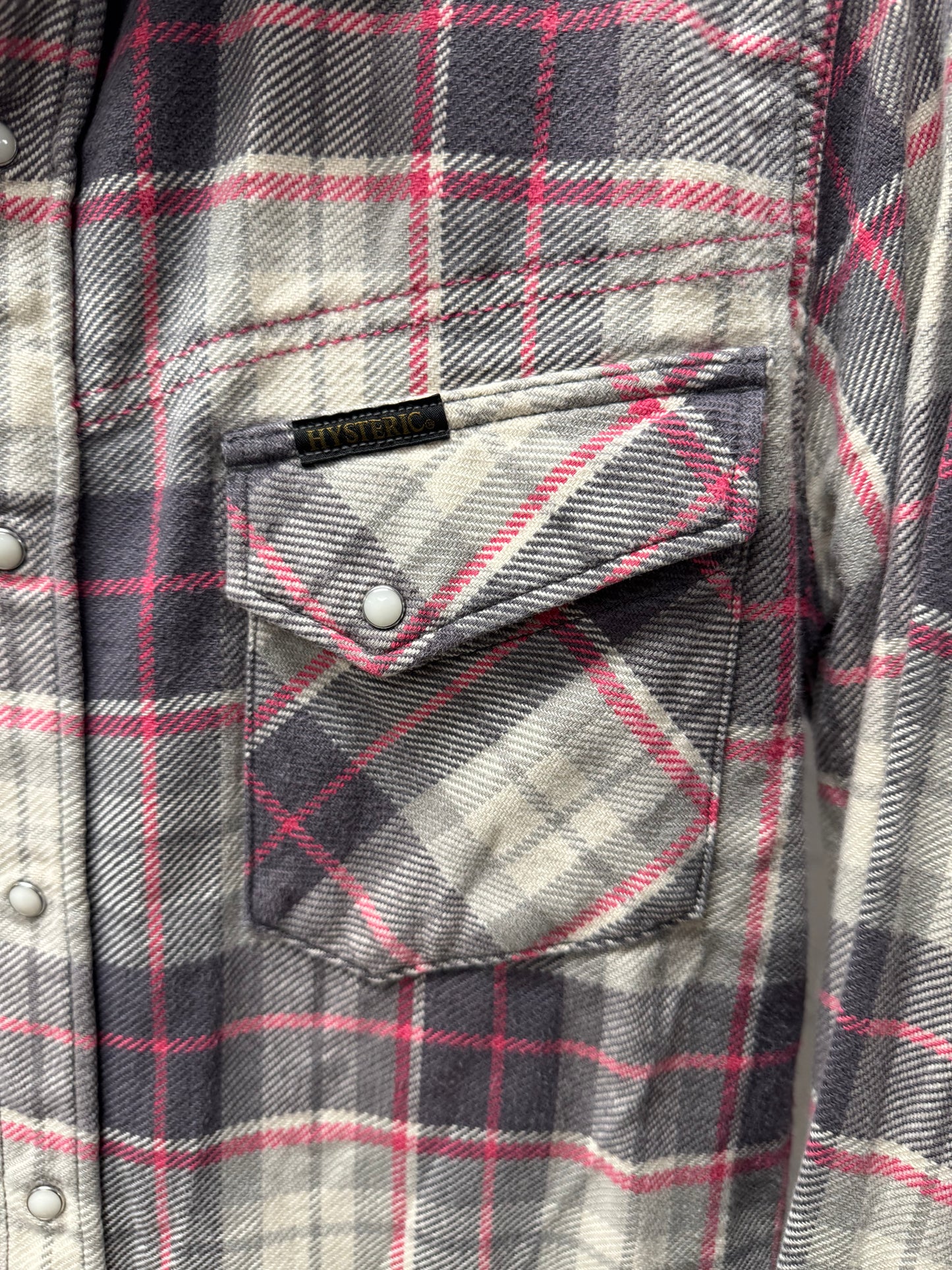 Hysteric Glamour ‘Skull & Bones’ Button Snap Flannel