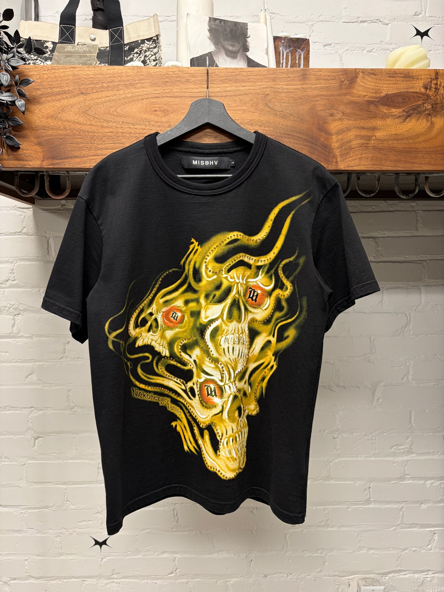 Misbhv ‘Shades of Eternal Night’ Skull Graphic T-Shirt