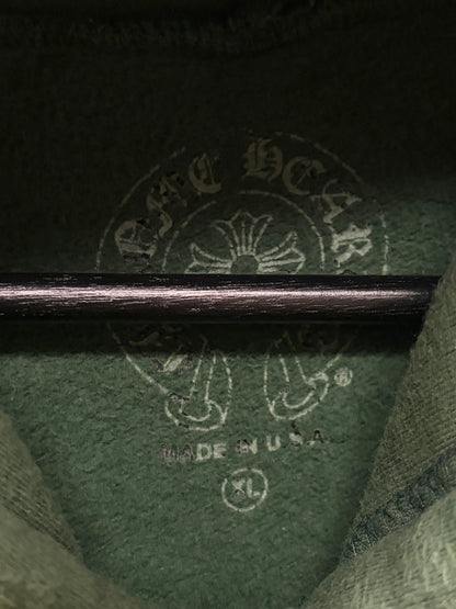 Chrome Hearts ‘T-Bar Logo’ Green/Yellow Pullover Hoodie