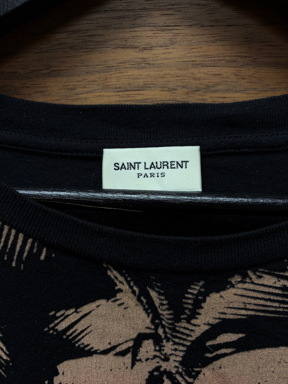 2019 Saint Laurent ‘Surf Sound’ Redux Palm Tree Graphic T-Shirt