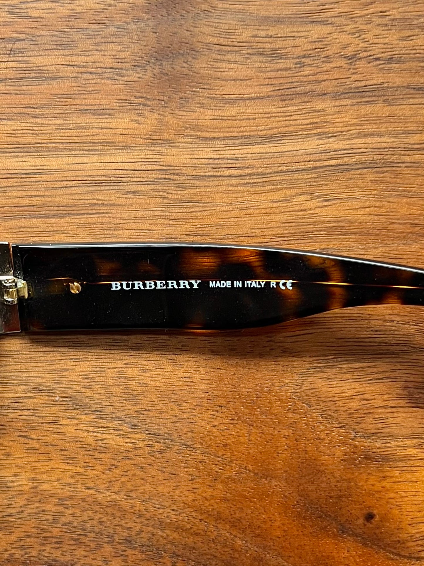 Burberry Tortoiseshell Aviator Sunglasses