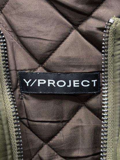 Y-Project Military Green ‘Pinched Logo’ Bomber Jacket