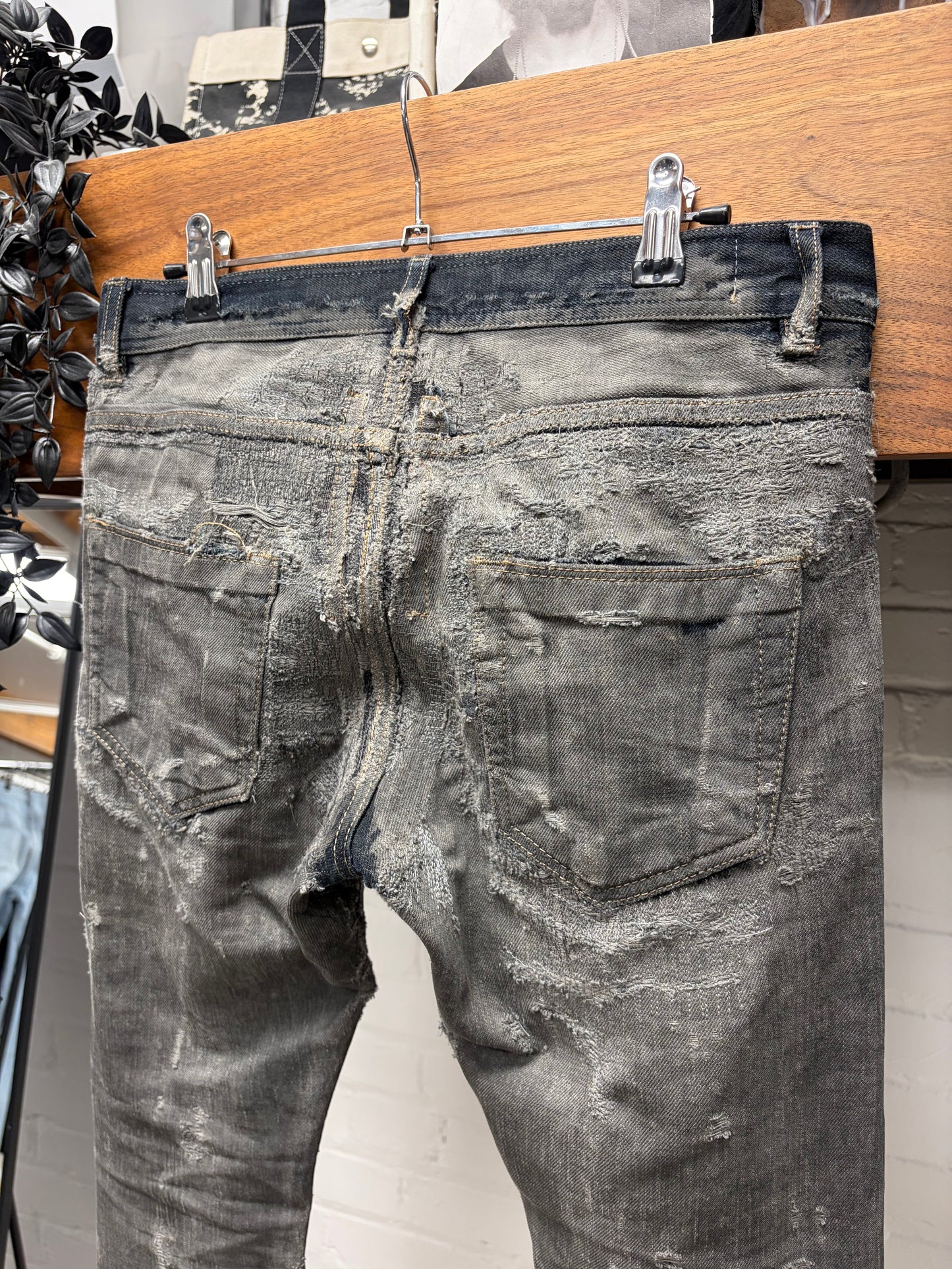 AW2009 Rick Owens ‘Hogwash’ Dark Dust ‘Detroit Cut’ Denim