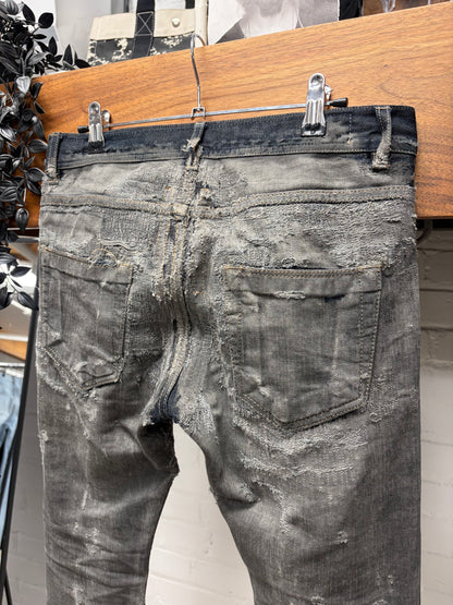 AW2009 Rick Owens ‘Hogwash’ Dark Dust ‘Detroit Cut’ Denim