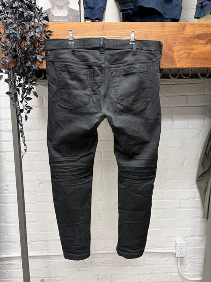 SS2017 Julius 10oz Black Skinny Cut Stretch Denim