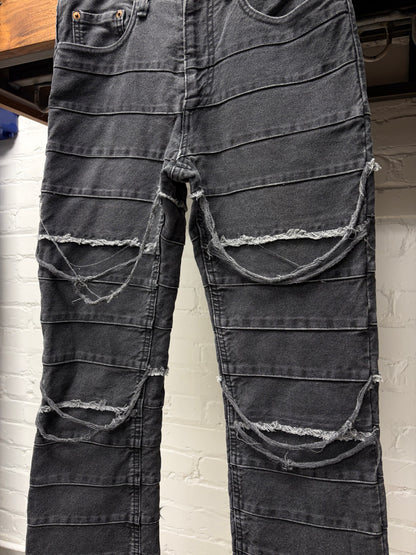 Hysteric Glamour ‘Hagi’ Black Flared Leg Denim