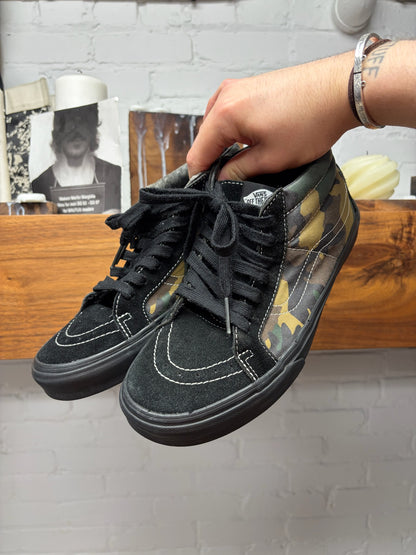 SS2015 Supreme x Vans Woodland Camo ‘Sk8 Mid’ Sneakers