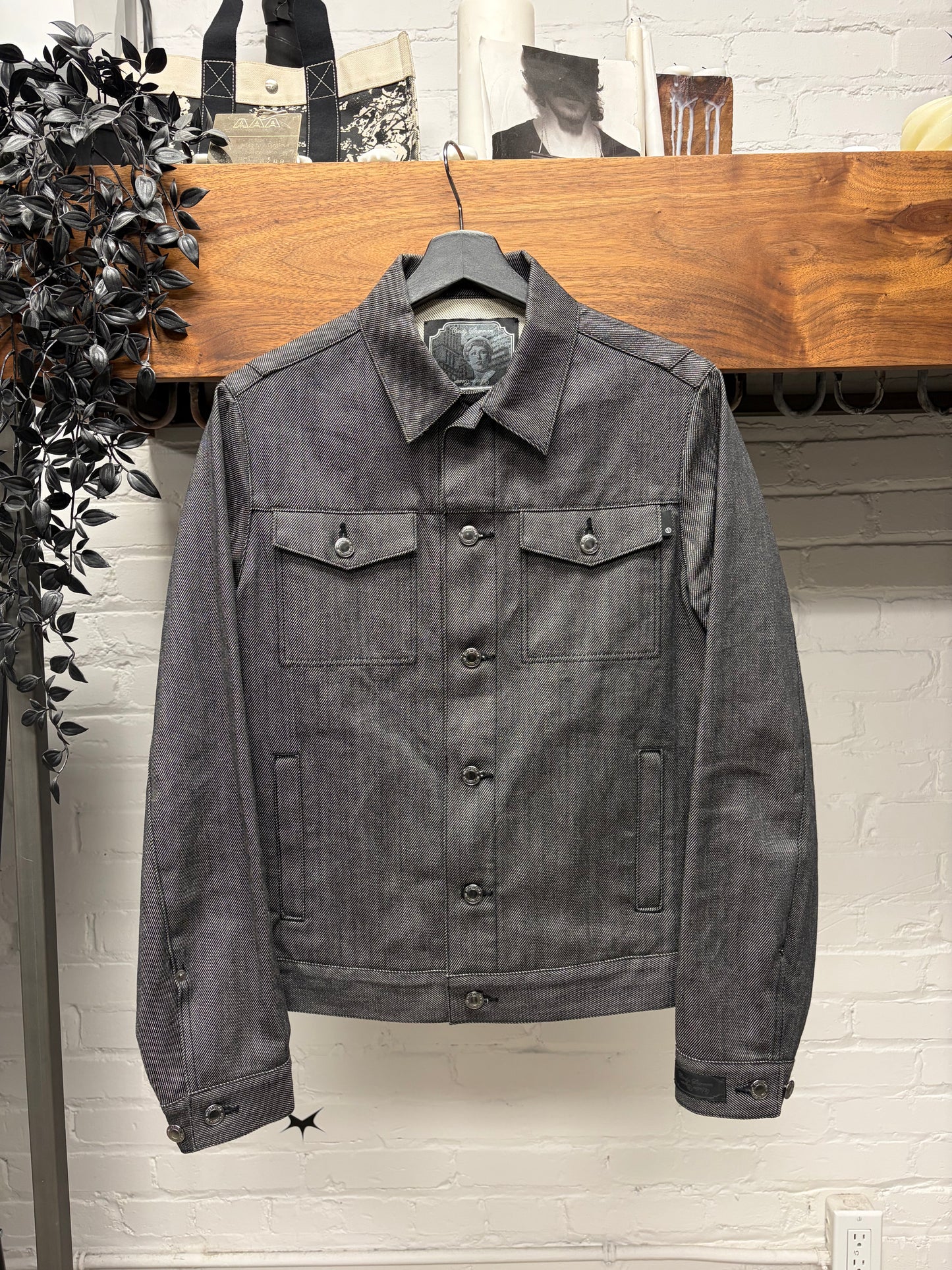 SS2020 Undercover x Cindy Sherman ‘Untitled Film Stills’ Self Portrait Jacquard Denim Trucker Jacket