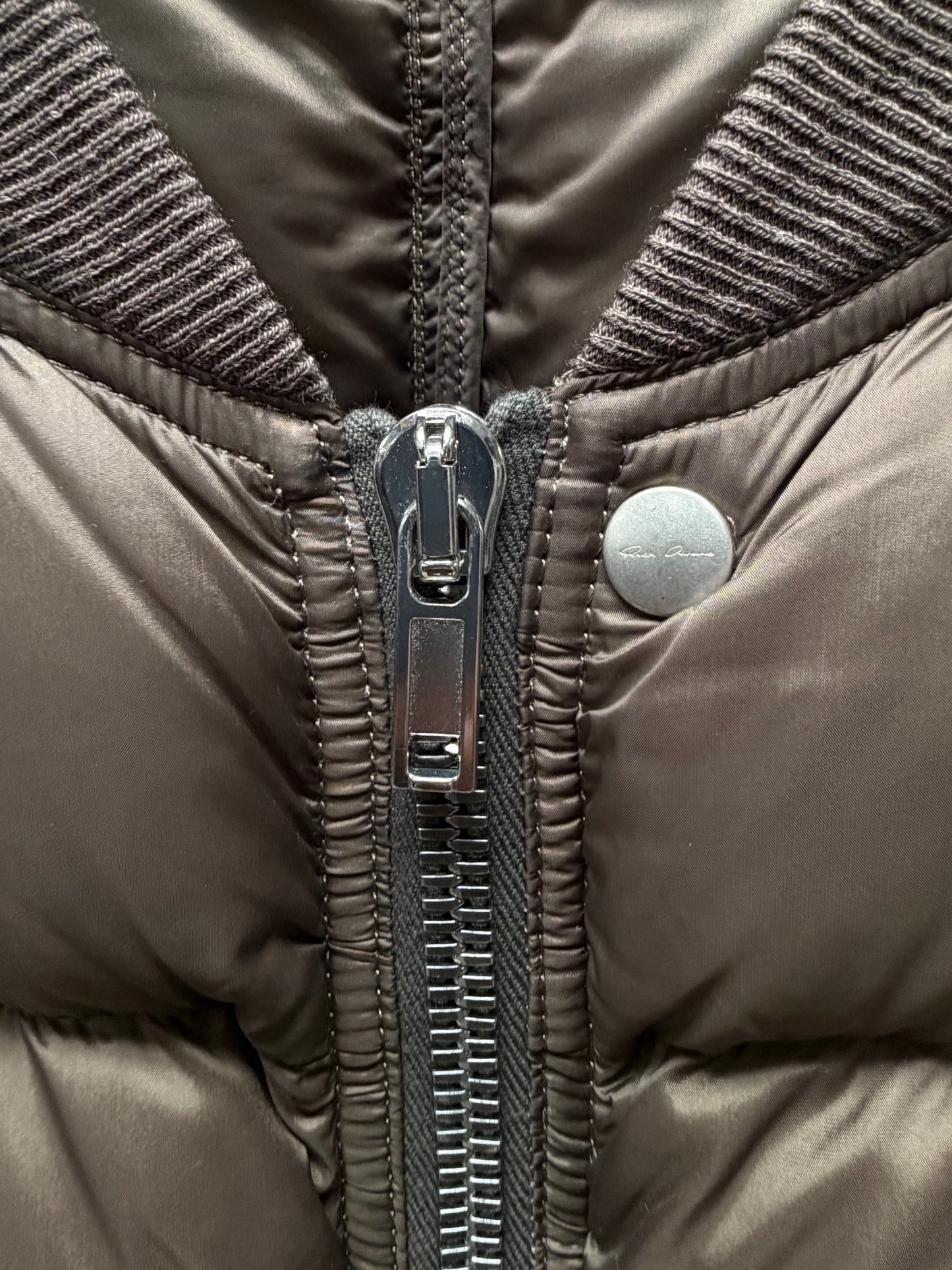 AW2022 Rick Owens ‘Strobe’ Dust Flight Quilted Jacket
